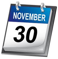 Woensdag 30 november